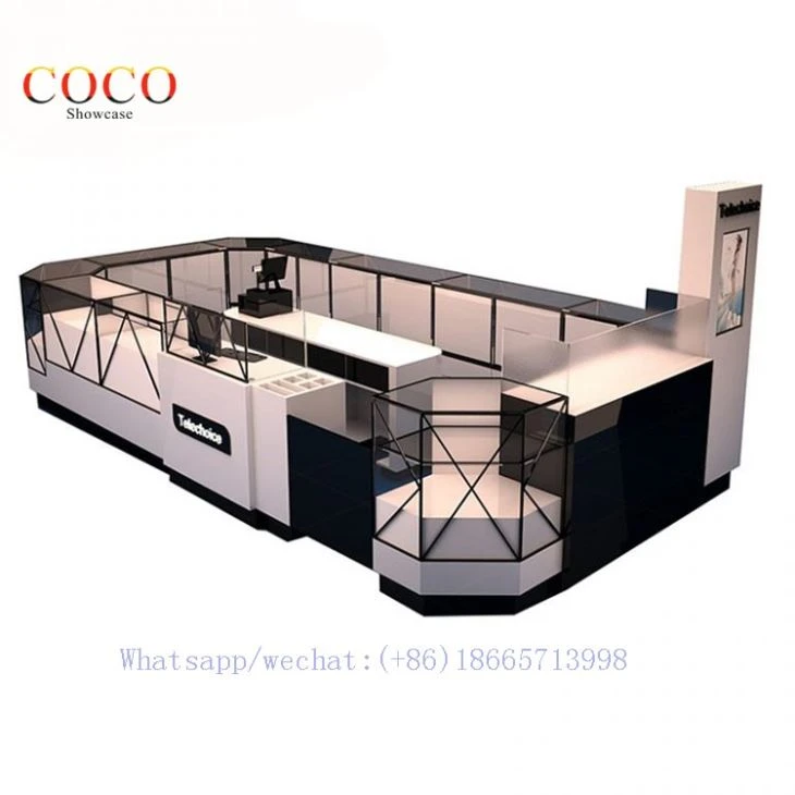 Glass Display Jewelry Kiosk