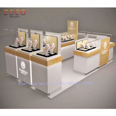 Дизајн киоска за малопродају накита